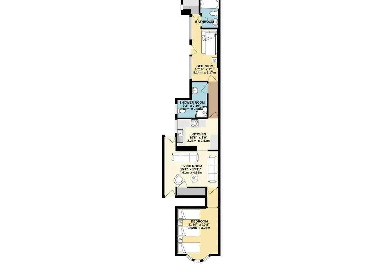 Апартаменты St Peters Pad By My Getaways Free Parking Брайтонн